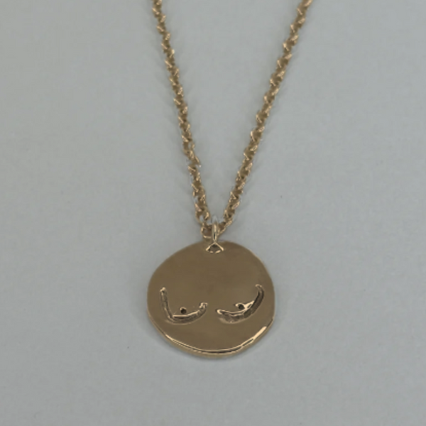 Free the Nip Necklace Gold