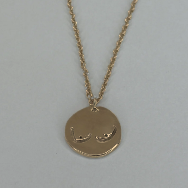 Free the Nip Necklace Gold